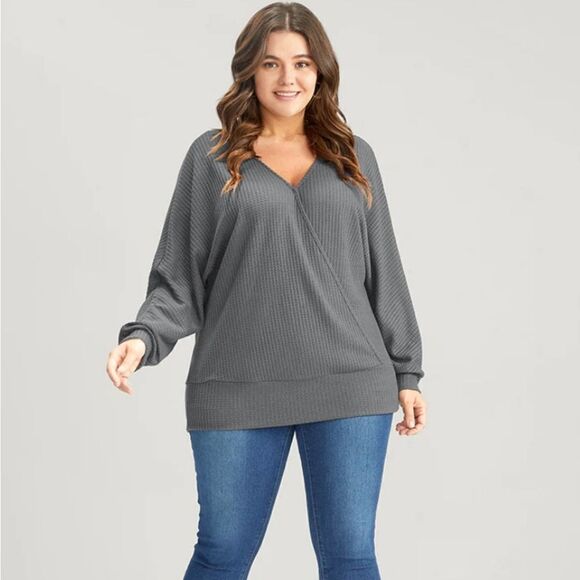 NWT BloomChic waffle knit top - Picture 1 of 9